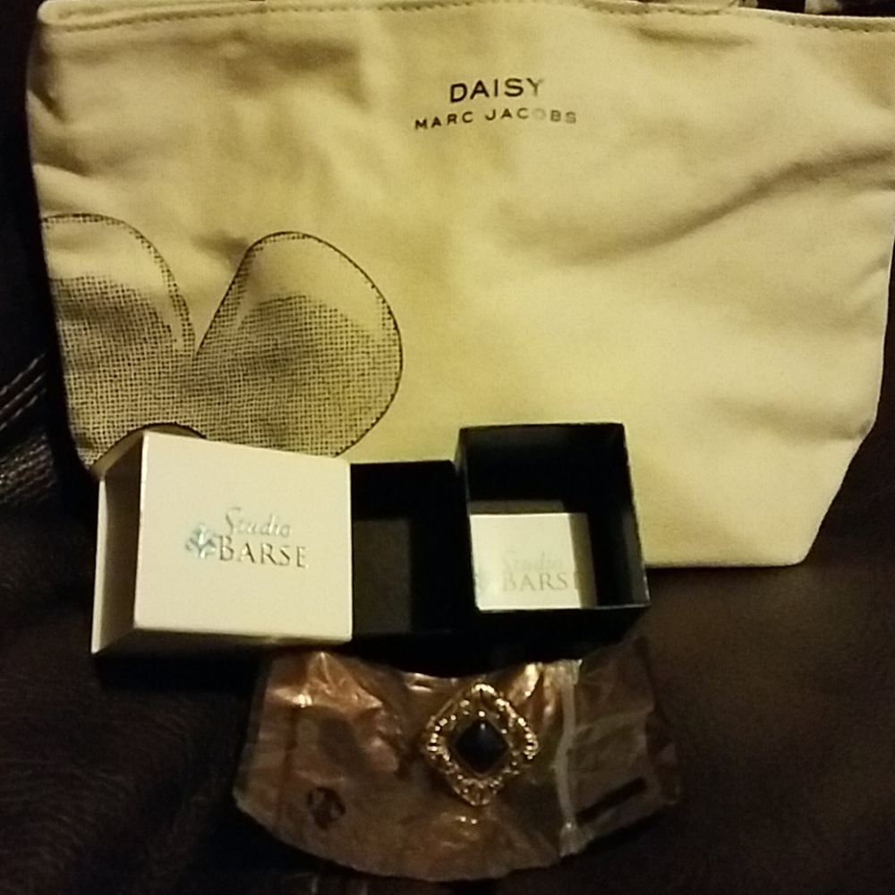 Studio Barse gold and blue stone